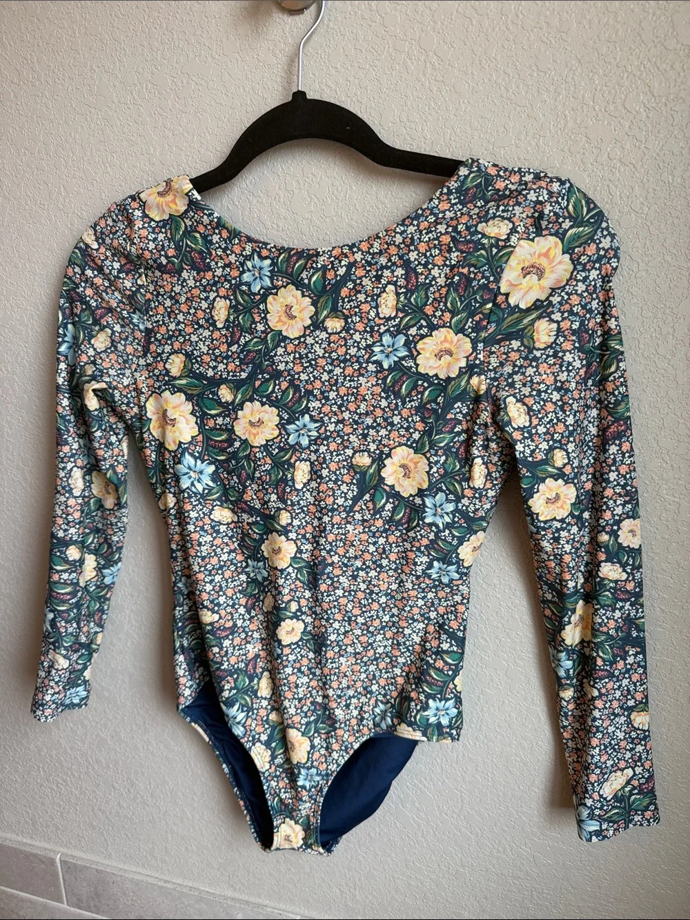Girls Oneil One Piece Long Sleeved Swimsuit